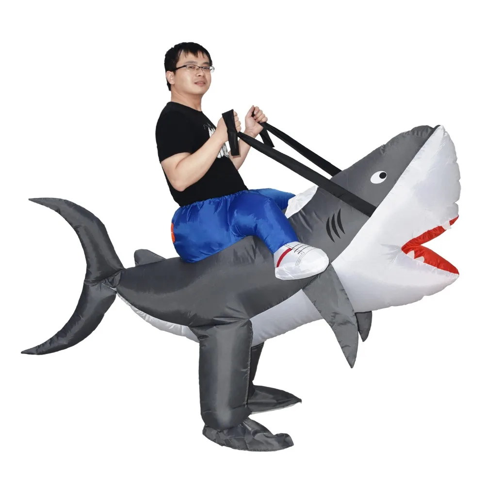 Inflatable Shark Costume (4)