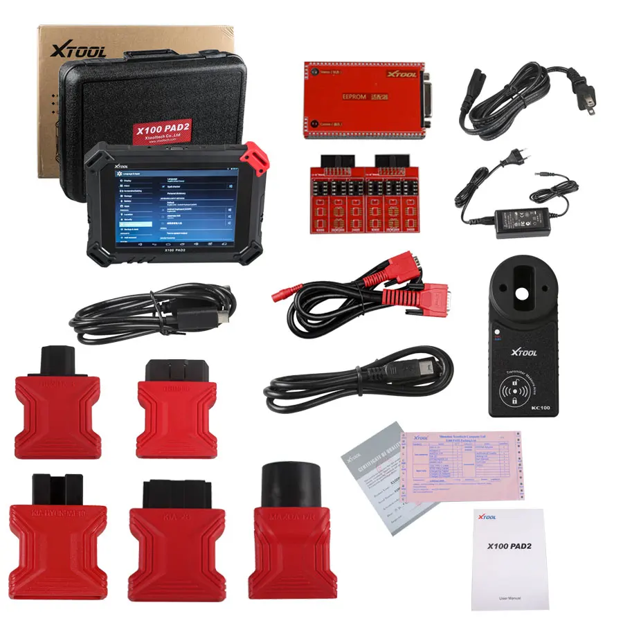 XTOOL X-100 PAD2 Pro Ключевые программист специальные функции эксперт с V W 4th и 5th IMMO полная система диагностики мульти транспортных средств Diag