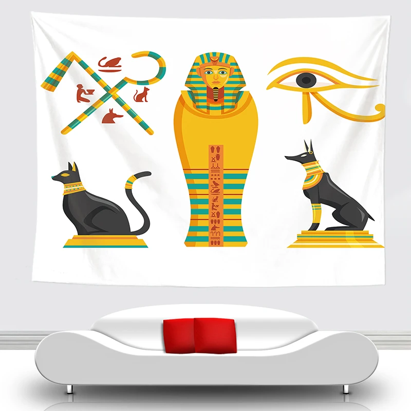 Horus Египетский гобелен домашний декоративный глаз из горного одеяла Tenture Мураль Tissus ткань настенный
