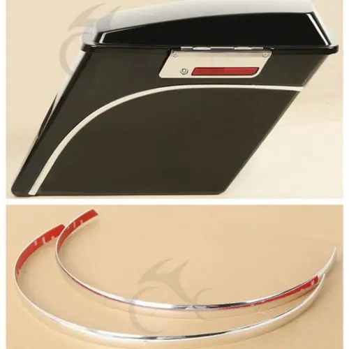 Полоса ПВХ 69x1 8 см для литья отделки Harley Electra Street Glide Saddlebag 1993 2013|Накладки и