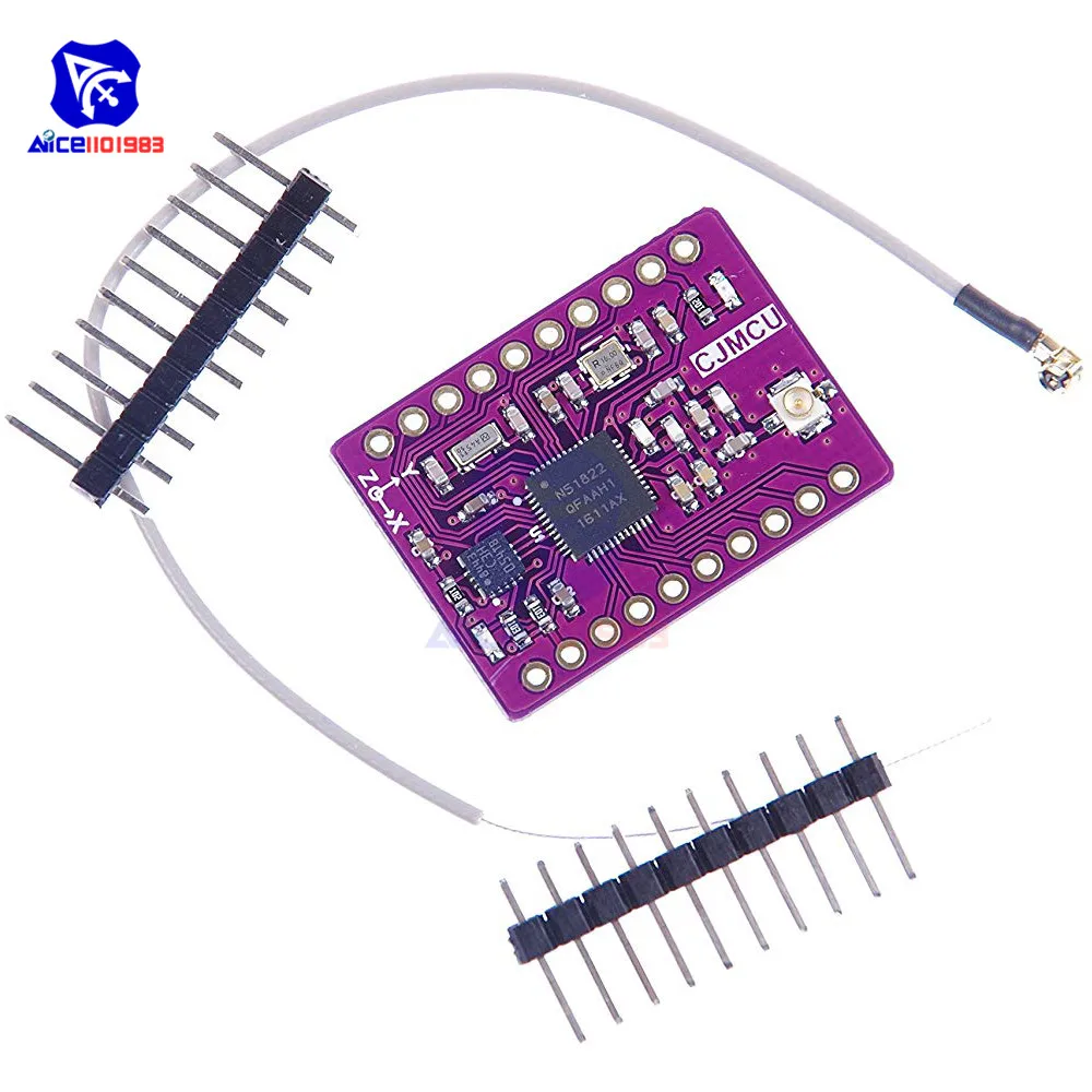 Беспроводной модуль Bluetooth nRF51822 LIS3DH разъем IPX с антенной IPEX интерфейс I2C SPI для
