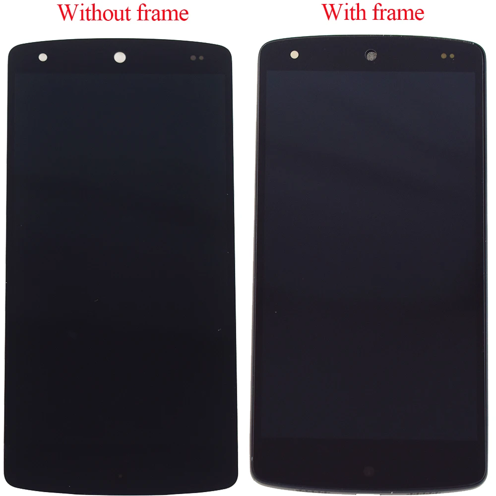 

For LG Google Nexus 5 D820 LCD Frame Touch Screen Digitizer Sensor Glass Assembly For LG D820 Display Screen D821