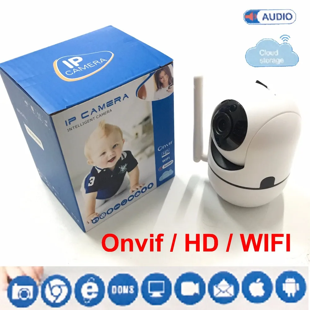 IP камера видеонаблюдения 2 МП HD 1080P двухстороннее аудио беспроводная ночное