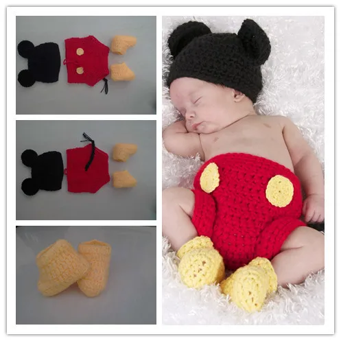 Для новорожденных фон для фотосъемки ручной шляпа шорты и носки, комплект одежды из 3 предметов для новорожденного ручной вязки Подставки для фотографий фото новорожденных аксессуары для фотостудии