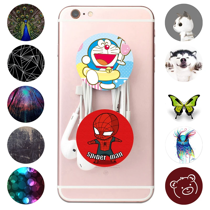 

Popsoket Round Expanding Cell Phone Holder Marble Pocket Socket Finger Ring Stand попсокет Multi-Function Holder Popsocet
