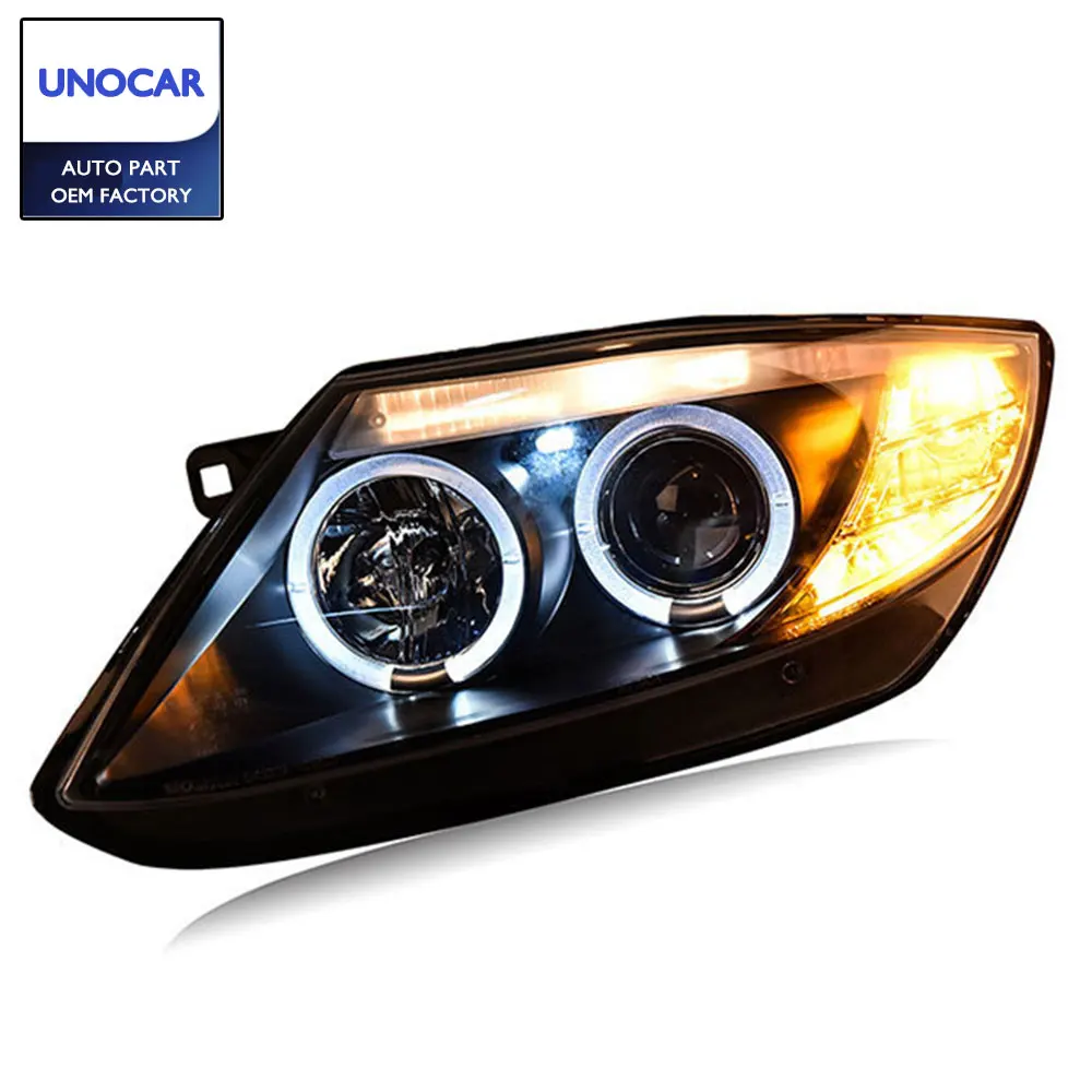 Car Headlights For BMW E85 Z4 Head Lamp Angel Eyes 2003 to 2008 year z4