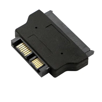 

Slimline SATA Adapter Serial ATA 7+15 22pin Male To Slim 7+6 13pin Female Adapter