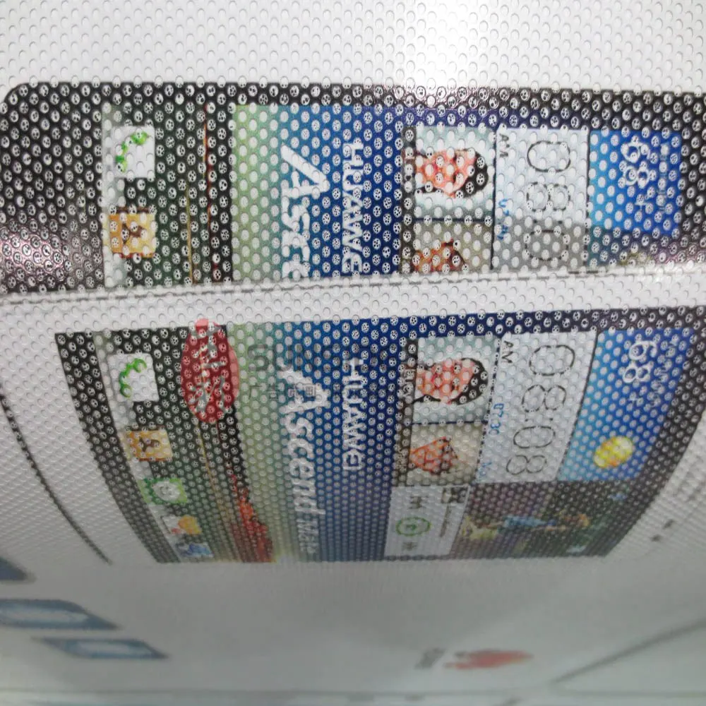 white printable paintable perforating mesh film black one way vision window film for bus wall(9)