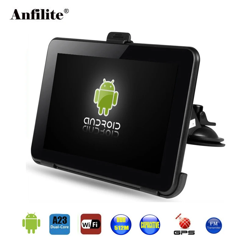 Anfilite 7 &quotемкостный GPS навигации android 4.4.2 4 ядра 1 5 ГГц DDR3 512 M 16 GB WI-FI Бесплатная