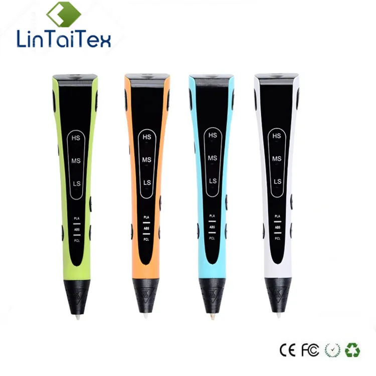 LinTaiTex 3D Ручка для рисования Регулируемая температура 3d с подарочной упаковкой P64