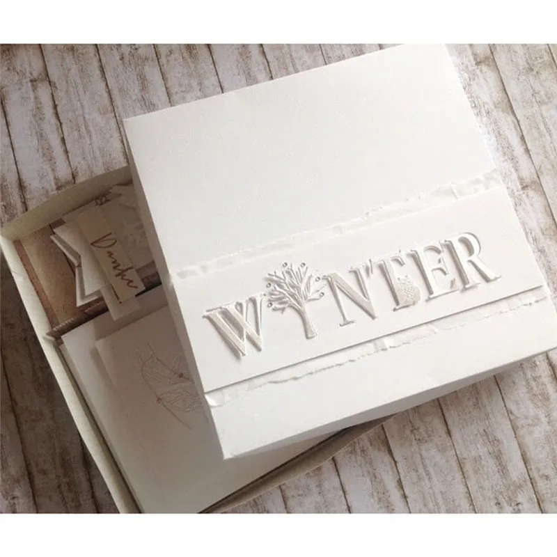 

Letter Owl Tree Alphabet Word Winter Dies Metal Cutting for Scrapbooking New 2019 Crafts Die Cuts Card Making Album Embossing