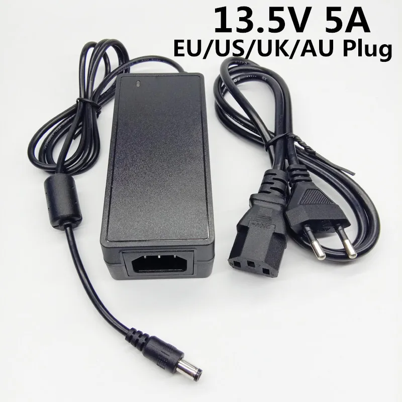 

13.5V 5A EU US UK AU plug AC DC universal Power Adapter 5000mA 13.5 Volt Converter Power Supply Travel Adapter