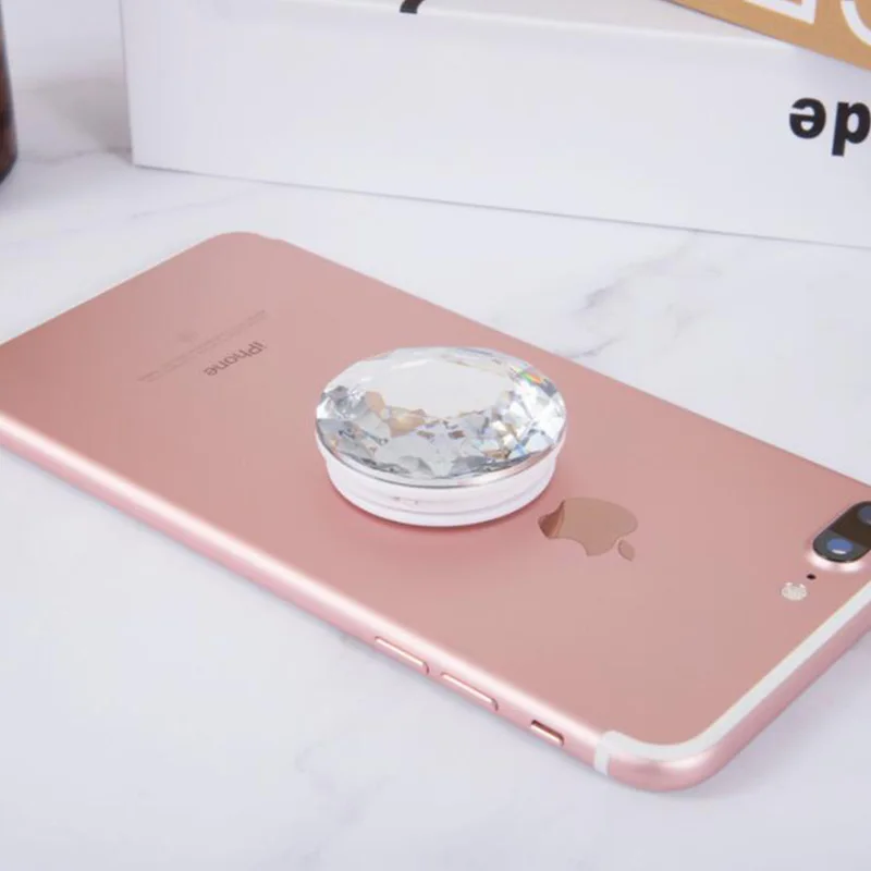 7 Универсальный палец кольцо держатель телефона Bling Air Bag алмаз смартфон подставка для iPhone Samsung расширение стенты - Цвет: 7