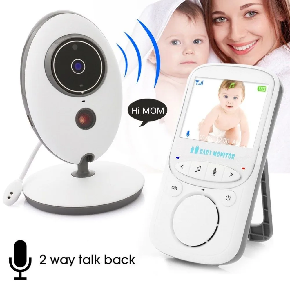 

VB605 Wireless LCD Audio Video Baby Monitor Radio Nanny Music Intercom IR 24h Portable Baby Camera Baby Walkie Talkie Babysitter