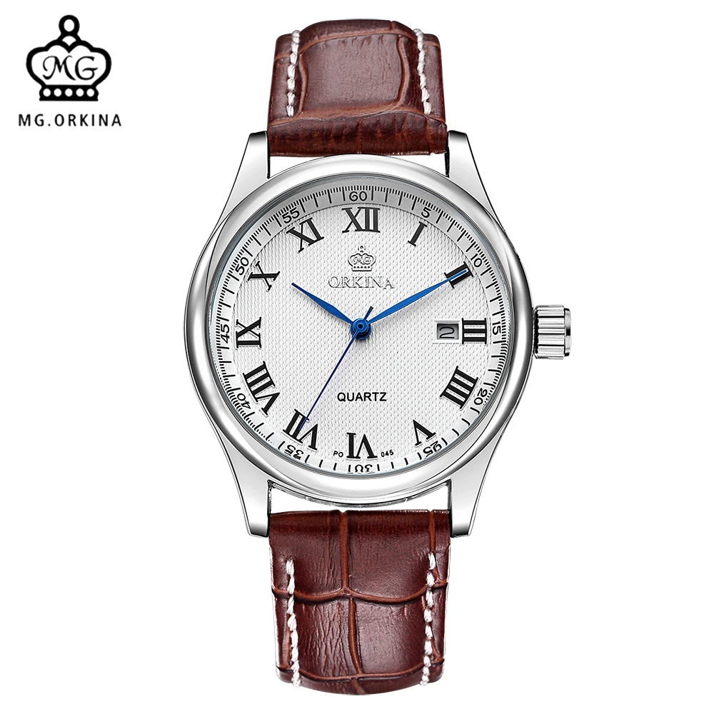 Часы мужские кварцевые с чехлом из розового золота|clock brand|clock menclock men brand |