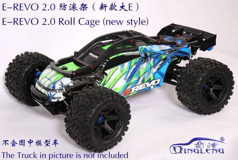 Rc автомобиль рулон клетка Защитная крышка нейлон рама колеса бар для 1/10 traxxas E-REVO 2,0 86086-4