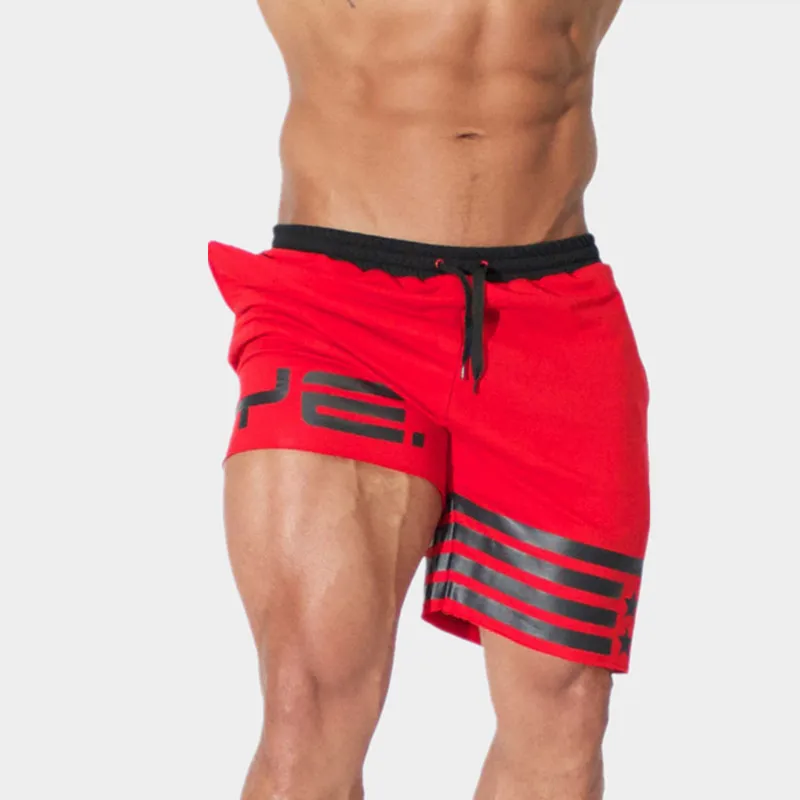 Men's Gyms Shorts With Pockets Bodybuilding Clothing Men Golds Athlete