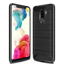 

Phone Case For Xiaomi Pocophone F1 Case Silicon TPU Anti-knock Cover For Xiaomi Poco F1 Protective Cover Carbon Fiber TPU Capa