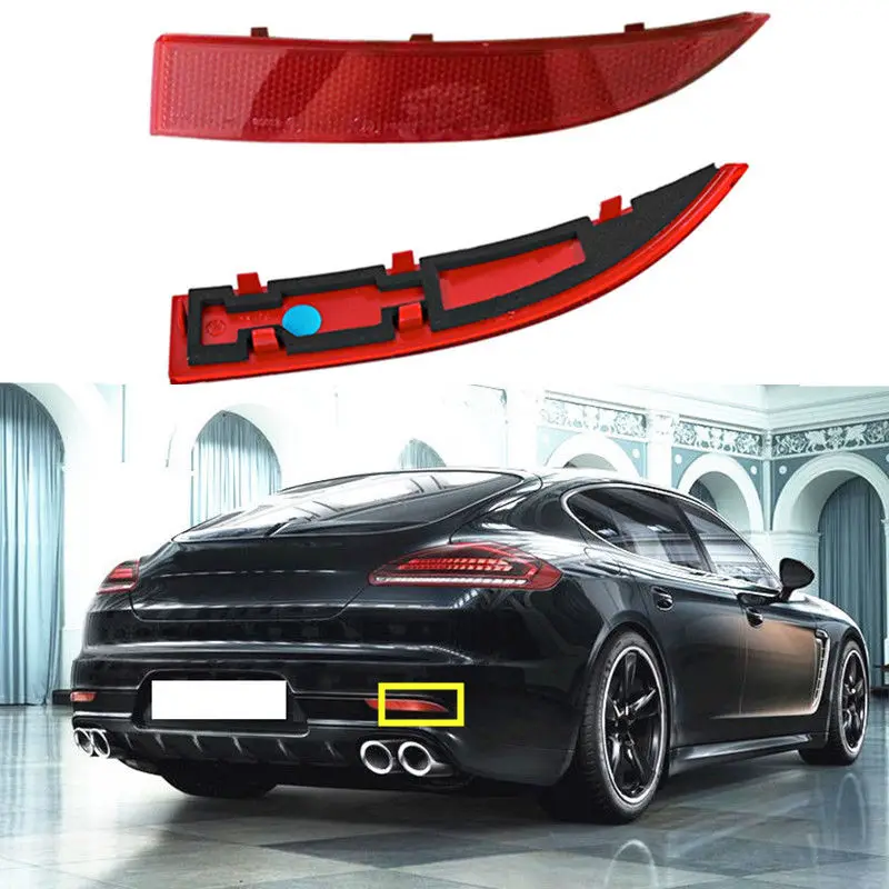 Для Porsche Panamera- правая задняя противотуманная фара крышка отражающая крышка