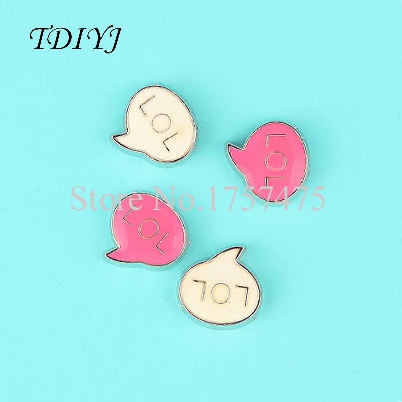 

TDIYJ New (20 pieces/lot) 7mm Fashion Alloy Mixed LOL Floating Charms for Glass Memory Locket Pendants in Jewelry