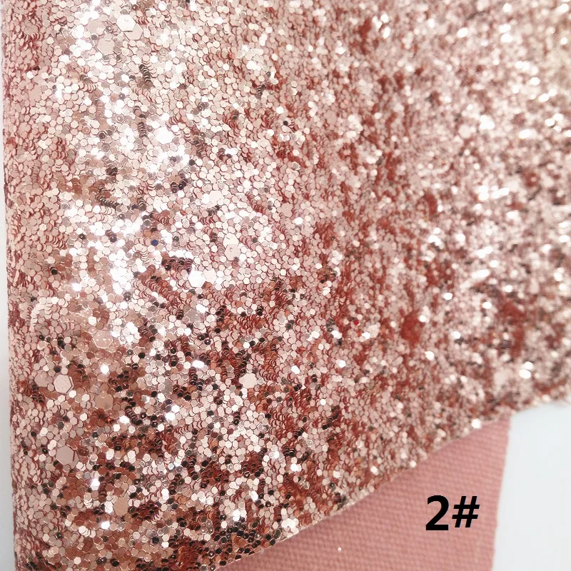 Переливающийся блеск из розового золота, ткань из искусственной кожи, лист из синтетической кожи для луков A4 Размер " x 11" мерцающий Ming XM108