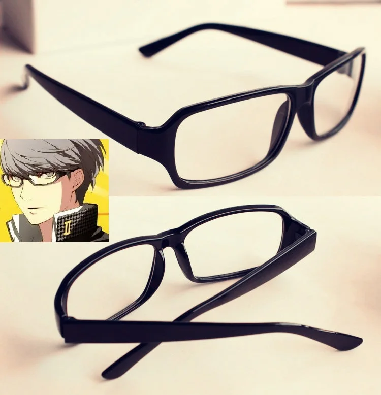 Persona 4 Наруками Ю очки Аниме черные очки в стиле Косплей Аксессуары для косплея