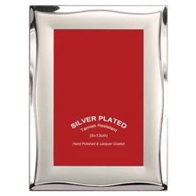 Хорошее качество роскошные Посеребренная металлическая рамка для фотографий с узором в виде фоторамки MPF029