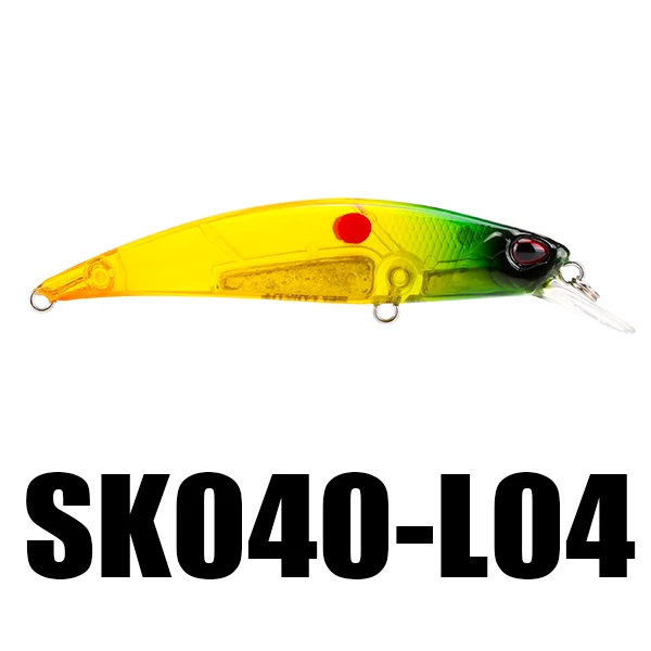 SeaKnight Minnow SK040 приманка для рыбалки 1 шт. 9,5 г 70 мм/2.76in Jerkbait 3D глаза VMC крючки тонущие жесткая рипбейт - Цвет: 1PC L04