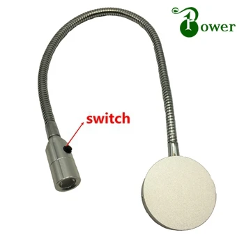 

1W 24V 12 VOLT LED MAP LIGHT FLEXIBLE NECK