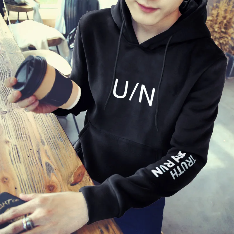 

Wholesale 2019 Spring Autumn men's hoodie middle school Teenagers students long sleeves Korean jacket boys Hoodies