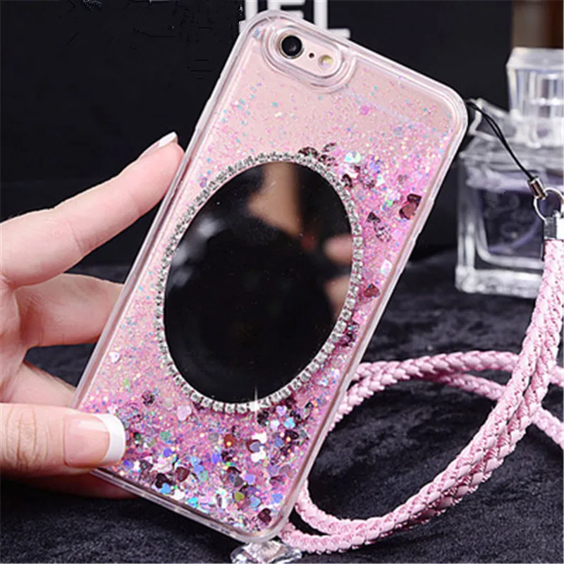 Мягкий чехол для телефона LaMaDiaa xiaomi Redmi 7 6 6A 5 Plus Note Pro MAX 3 5X 6X Rhinestone diamond Mirror liquid sand| |