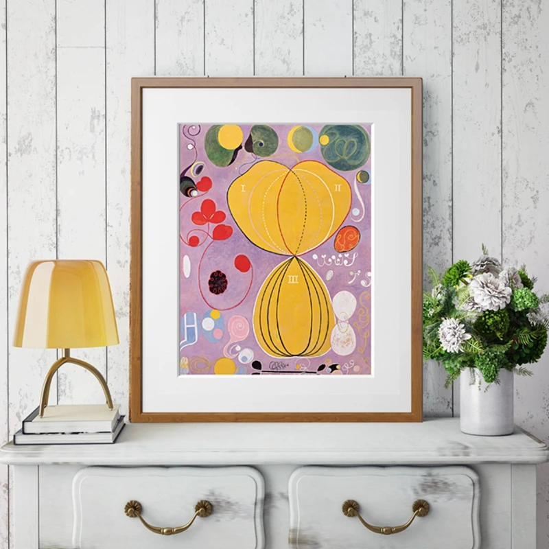 Hilma Klint Art Print The Ten Largest No. 7 Poster Home Decor