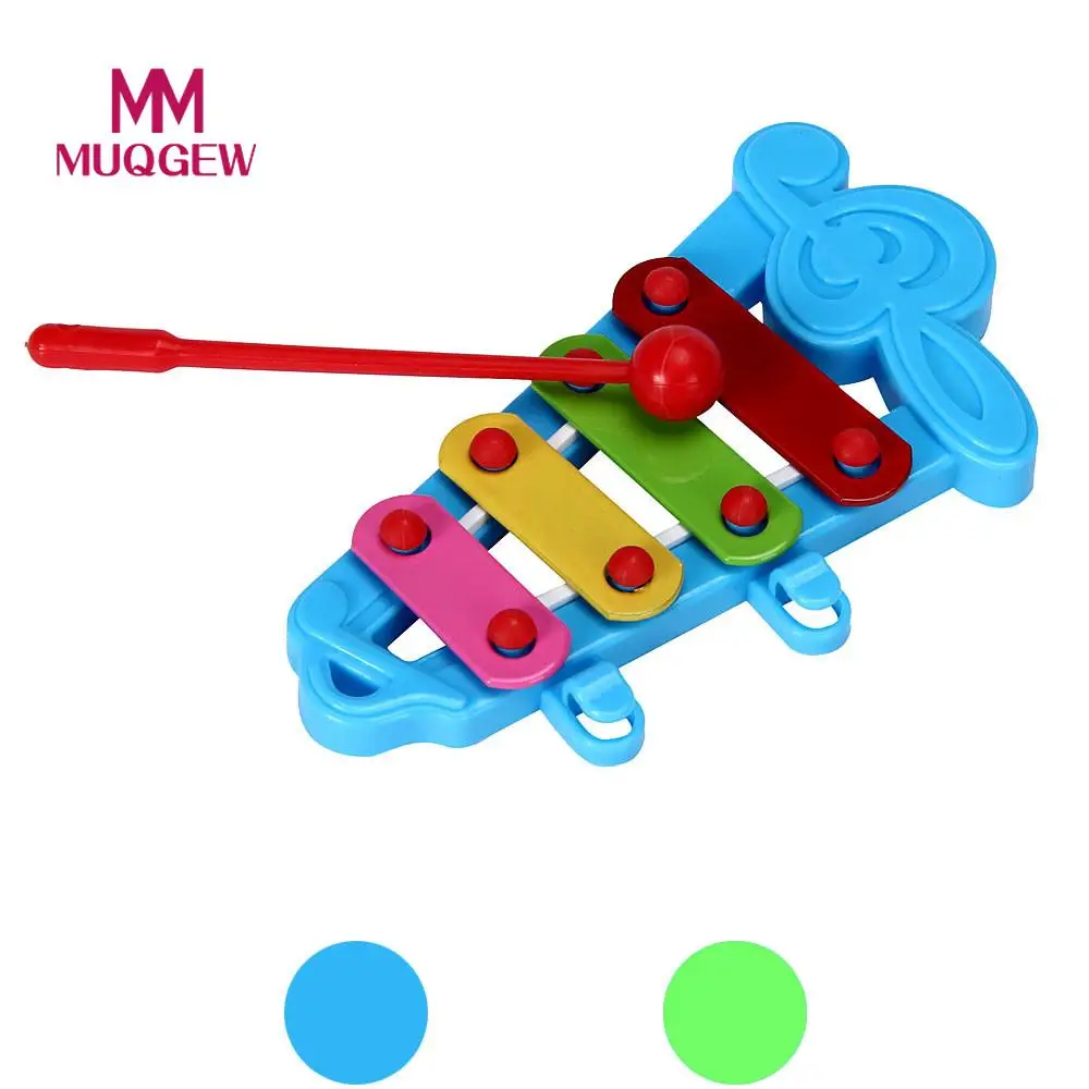 

MUQGEW Brand Baby Kid 4-Note lophone Musical Toys Wisdom Development Musical Toys Kid sensitive to colors sounds