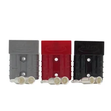 1SET X 50A 600V SH50 Power Connector Plug two pole Contacts Black Color Two Pole Double pole Solar Caravan Boats RV 1SET X 50A 600V SH50 Power Connector Plug two pole Contacts Black Color Two Pole Double pole Solar Caravan Boats RV