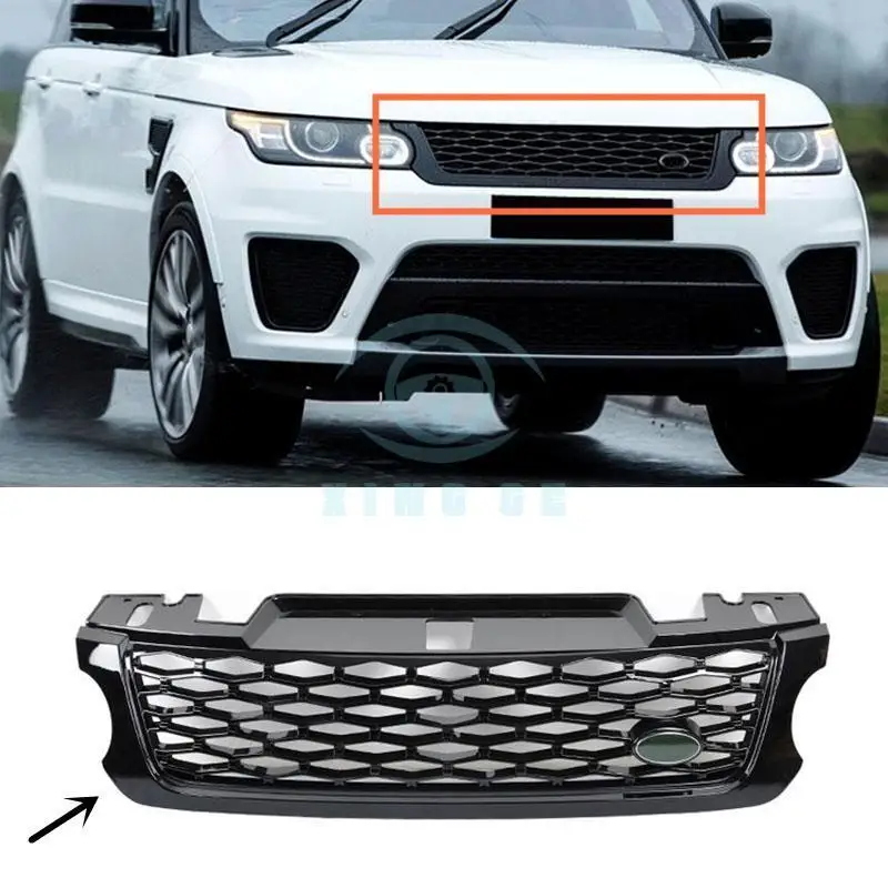 For Land Rover Range Rover Sport SVR 2014 2018 ABS front grille ... For Land Rover Range Rover Sport SVR 2014 2018 ABS front grille ...