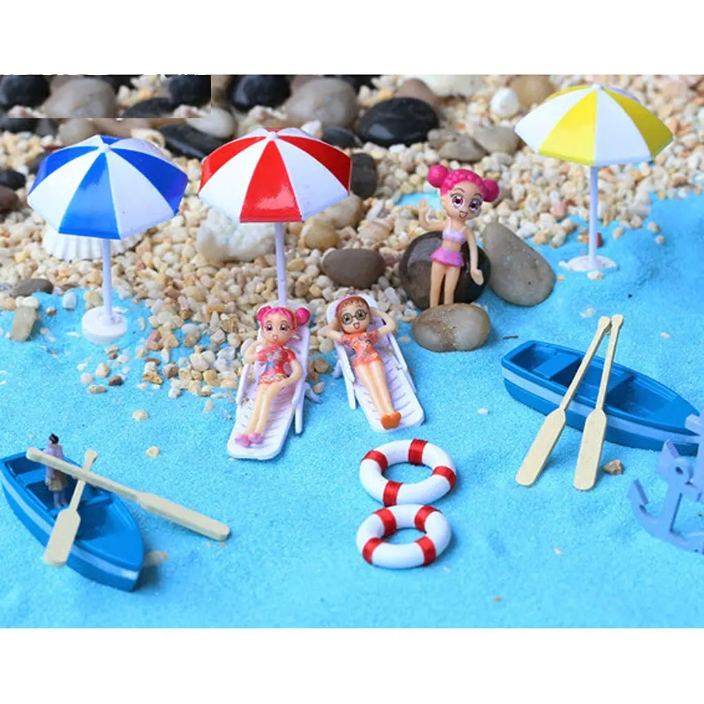 BESTOYARD пляжный зонт от солнца миниатюрный бонсай для пейзажа Декор кукольного домика