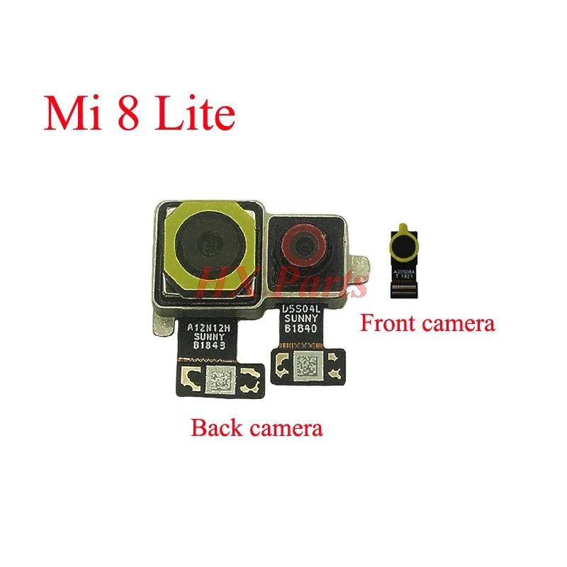 

For Xiaomi Mi 8 Lite Main BIG Back Rear Camera Flex Cable And Front Small Camera Cam Module Replacement Parts