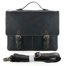 Отличный кожаный мужской классический деловой портфель для ноутбука сумка 7090A