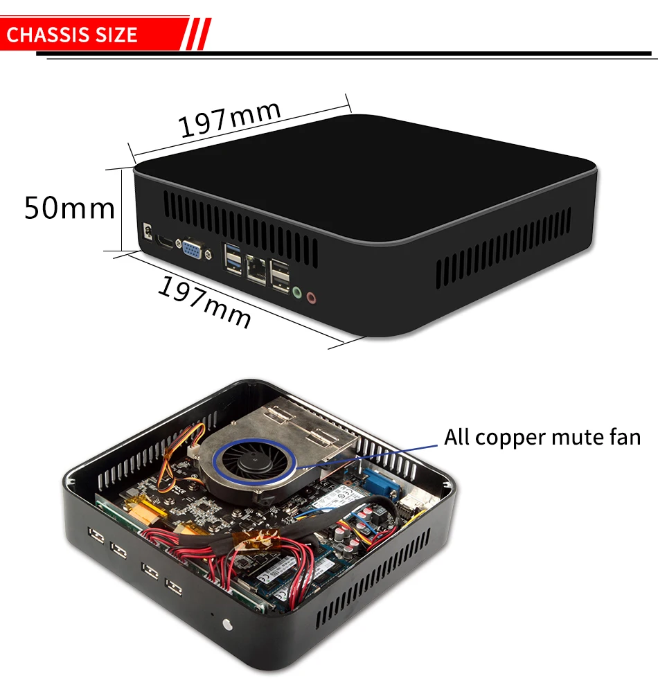 DDR4 Кофе озеро Mini PC Win10 Intel Core i3 8100 четырехъядерный процессор 4 гнезда 3,6 ГГц Intel UHD 630 игровой компьютер 4 К HDMI WI-FI