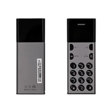 Super mini Mobile Phone AEKU A5 Ultra Thin 0.96Inch tiny Screen Bluetooth Dialer anti lost celular Cellphone(China)
