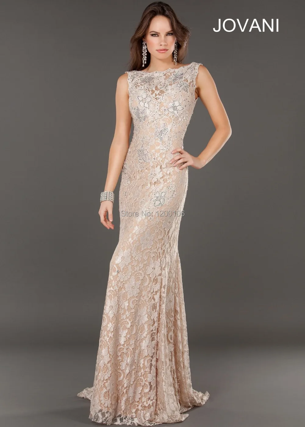 Wedding Gray Lace Dress aliexpress com buy 2015 charming champagne gray lace dress evening gowns off the shoulder backless mermaid dresses from reli
