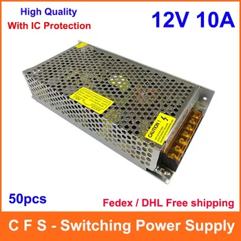 

AC DC 12V 120W Universal Regulated Switching Power Supply 12V 10A LED Driver Free shipping 50pcs Wholesale