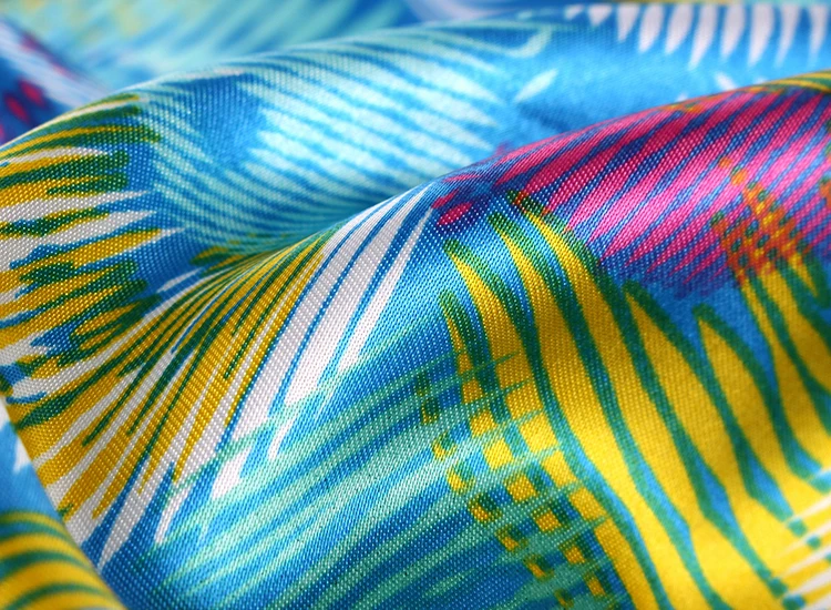 Атласная ткань Глянцевая Шармез абстрактный принт атласная ткань 100 см* 150 см полиэстер Тильда Цветочные атласные ткани 1 метр