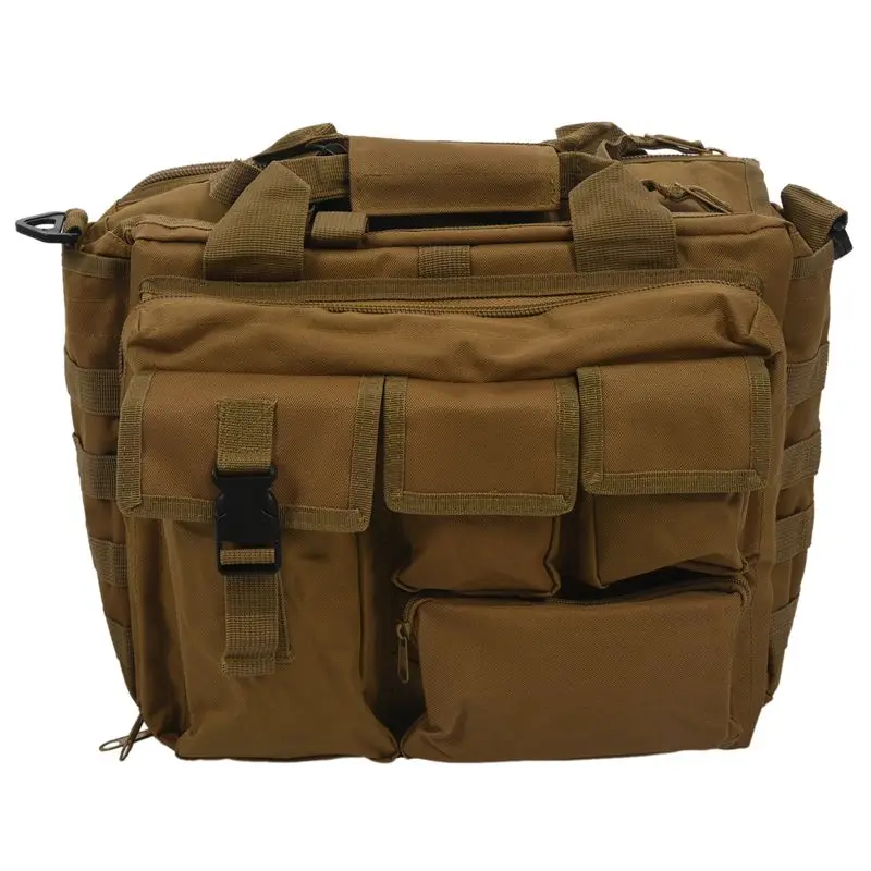 Khaki Pro-многофункциональная Мужская Военная уличная нейлоновая сумка через плечо сумка портфель достаточно большой для 1" ноутбука/sony/Can - Цвет: Khaki