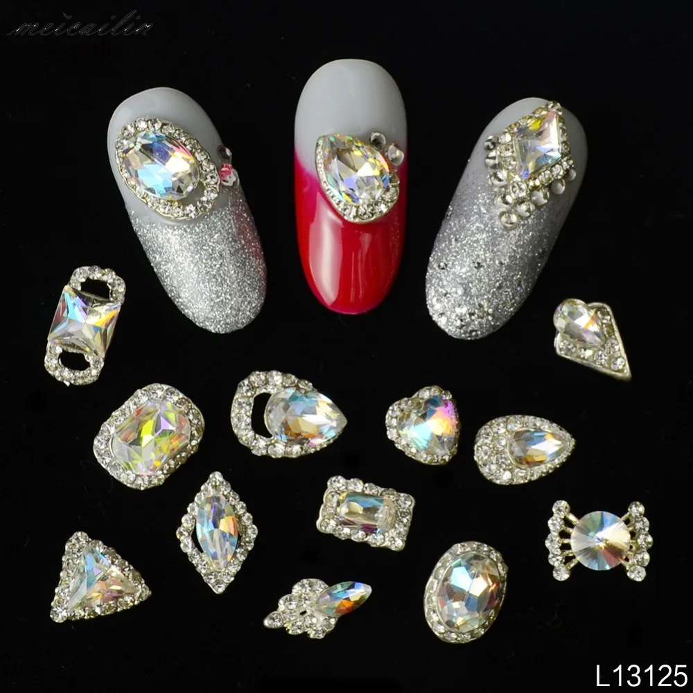 1 колесо Стразы для ногтей Rhinstones для ногтей AB Flatback DIY украшения для ногтей Маникюр украшения для ногтей драгоценные камни блестящие алмазные инструменты