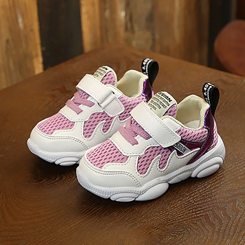 

Baby Boys Girls Breathable Mixed Color Anti-Slip Shoes Sneakers Toddler Soft Soled Shoes Children Casual Sneakers