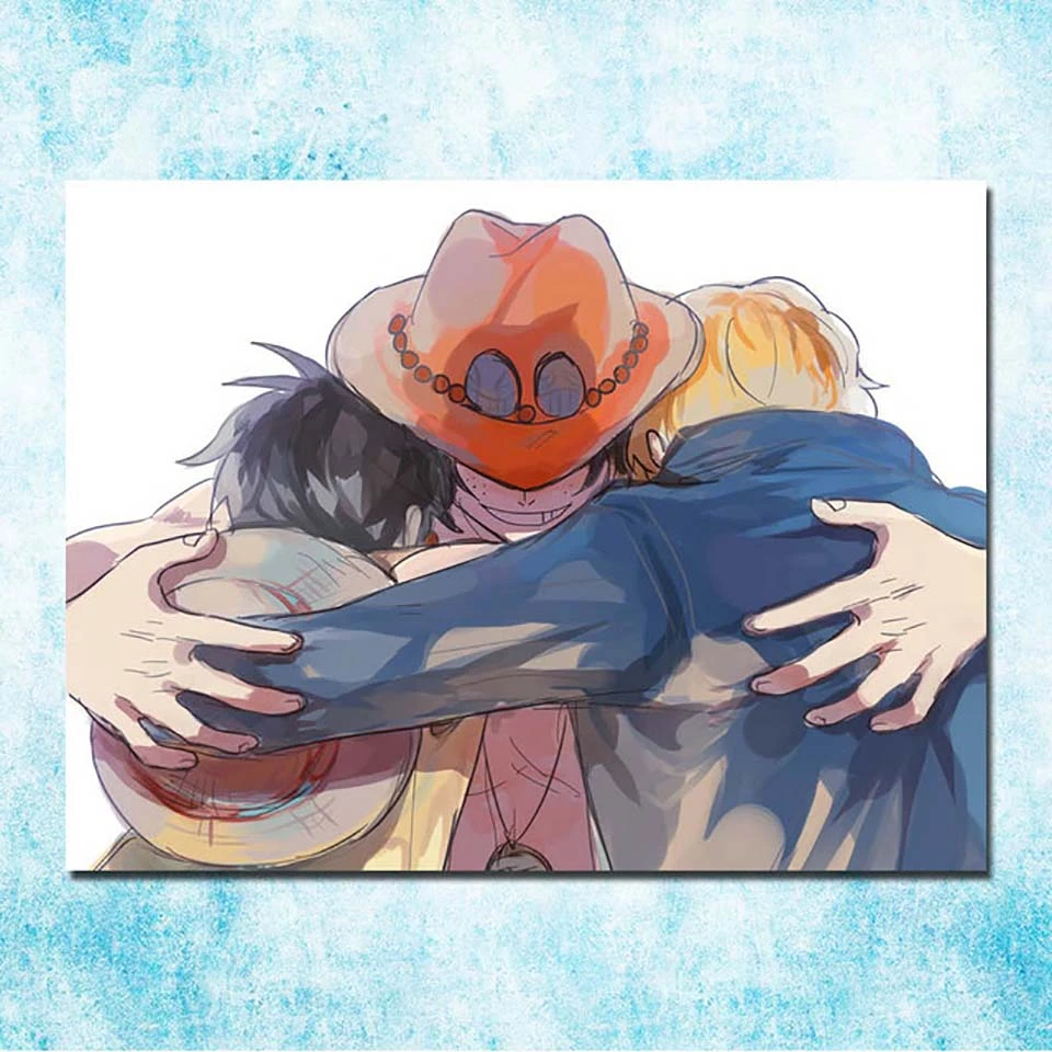 刺繍 5d ダイヤモンドの家の装飾アニメーションワンピース絵平方ドリルクロスステッチギフト手作り壁ステッカー Diamond Painting Cross Stitch Aliexpress