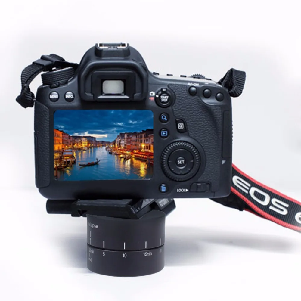 Замедленная Камера Основание головки штатива на 360 градусов автоматический поворот на 360 TL timelapse для Xiaoyi для камеры Gopro SLR для iphone andriod
