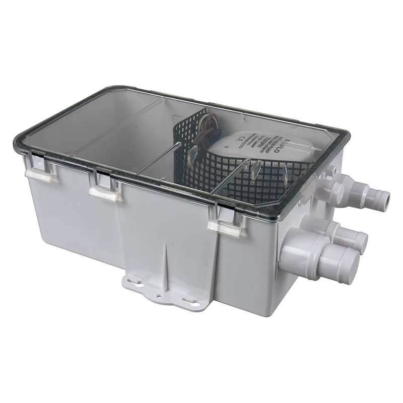 SEAFO 12V 750 GPH Boat Marine Shower Sump Pump Drain Kit System Multi