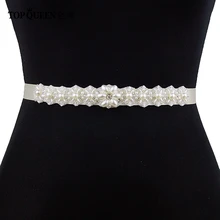 TOPQUEEN S155 свадебное платье ручной работы пояс подружки невесты для свадебного платья Аксессуары для свадебного платья украшения для свадьбы